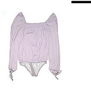 Intimately by Free People Lavender draped body suit